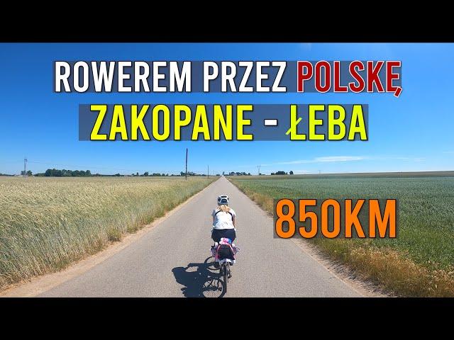 Rowerem przez Polskę ZAKOPANE- ŁEBA 850km