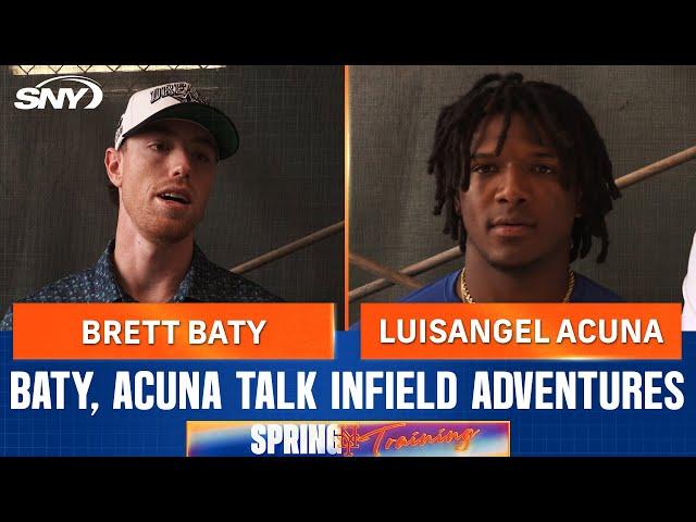 Brett Baty, Luisangel Acuña on action at new infield positions for the Mets in spring training | SNY