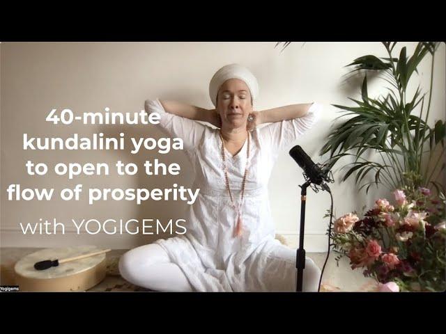 40 minute kundalini yoga to open to the flow | KRIYA FOR A CALM & OPEN HEART | Yogigems