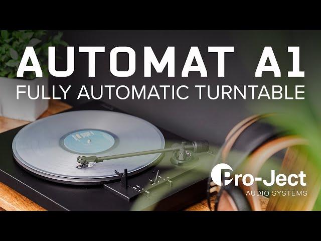 Pro-Ject Automat A1 Fully Automatic Turntable for Vinyl Lovers (Total Plug & Play!)