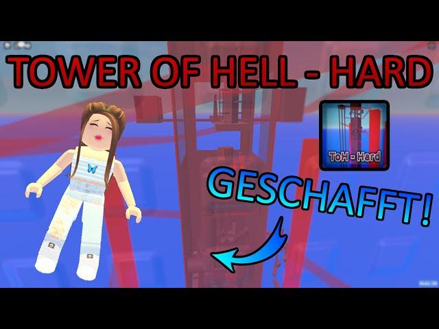 GESCHAFFT! Ich spiele TOWER OF HELL - HARD in Roblox! + Verlosung (Deutsch) | RobloxLara