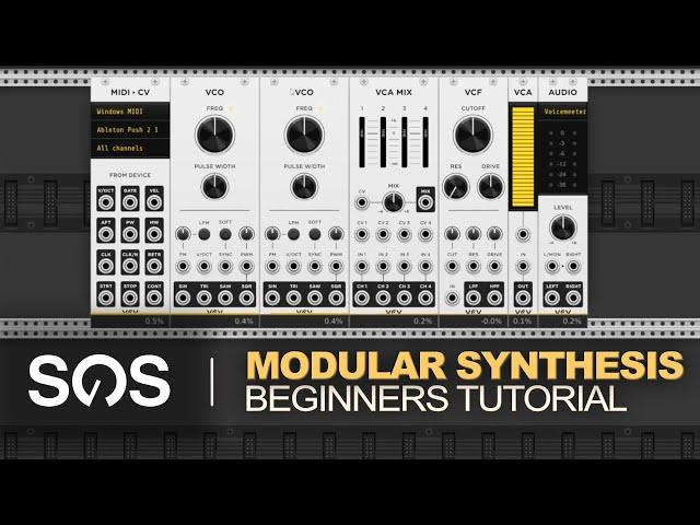 Modular Synthesis Beginners Tutorial using Free VCV Rack 2