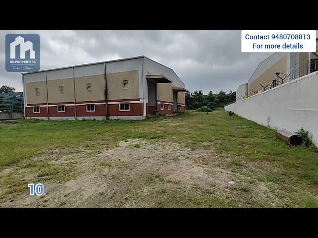 2 acre KIADB Industrial Land with Industrial shed for sale in Bidadi Industrial area