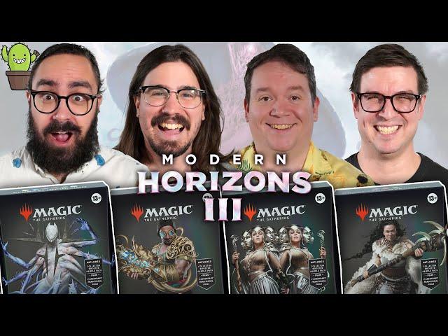 FIRST LOOK Modern Horizons 3 Precons | Omo VS Disa VS Ulalek VS Satya #sponsored