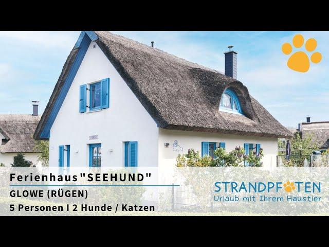 Ferienhaus mit Hund + Katze auf Rügen I Ostsee I Ferienhaus „Seehund“ I STRANDPFOTEN