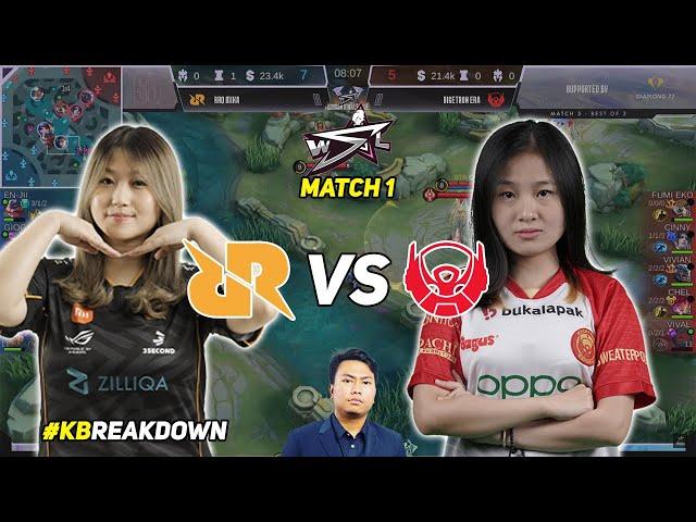 RRQ MIKA vs BIGETRON ERA, Game 1! Woman Star League Season 5 - #KBreakdown