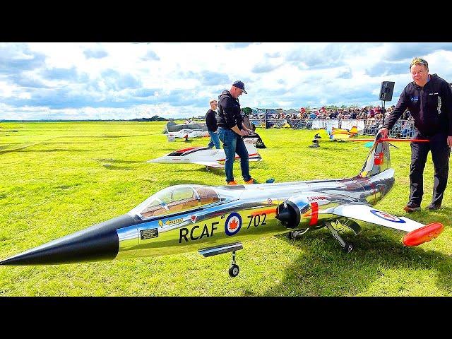 SELFBUILD F-104 STARFIGHTER! SCALE 1:4 RC TURBINE MODEL FLIGHT DEMONSTRATION