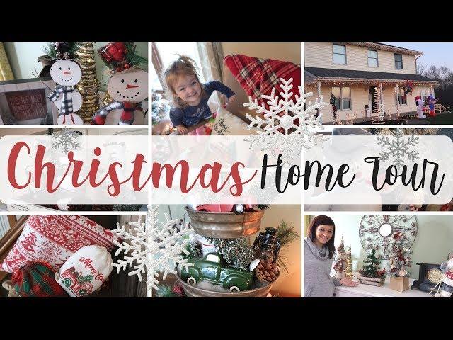 Christmas Home Tour 2018 | Rustic Christmas Decor | Collab w/ Glue Guns and Roses