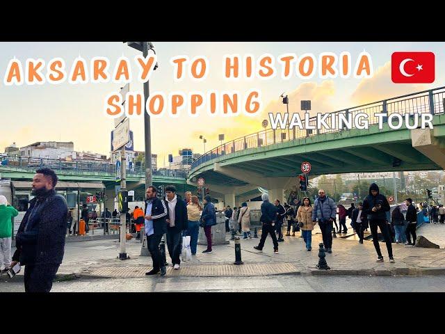 Istanbul Aksaray To Historia Shopping Mall Turkey 4K | Walking Tour | Parivish World