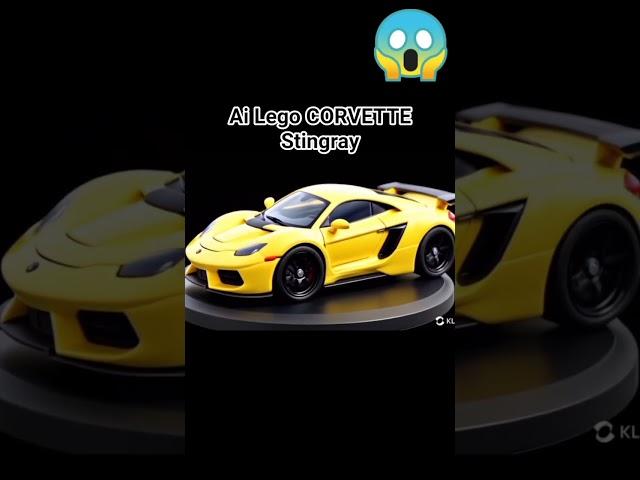 Ai LEGO Technic CHEVROLET CORVETTE STINGRAY #ai #aianimation How to learn Ai Animation