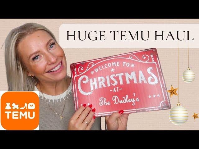 HUGE TEMU HAUL  | £200 coupon bundle | voucher code | *NOT sponsored*