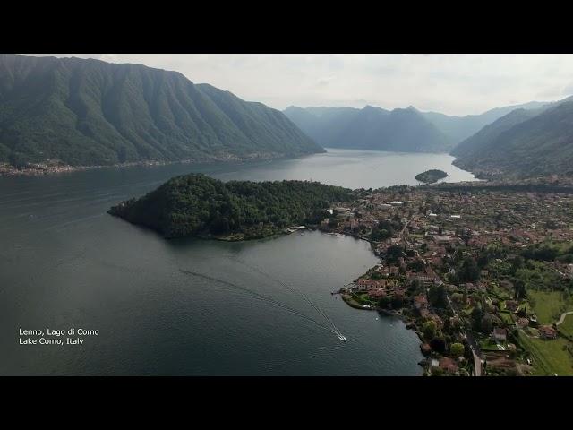  Lake Como - Azzano & Lenno - Lagio di Como, Italy  Drone 4K Footage