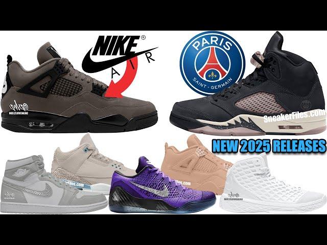 AIR JORDAN 4 CAVE STONE UPDATE, PSG JORDAN 5, NEW 2025 AIR JORDAN RELEASES, KOBE 3 HALO + MORE