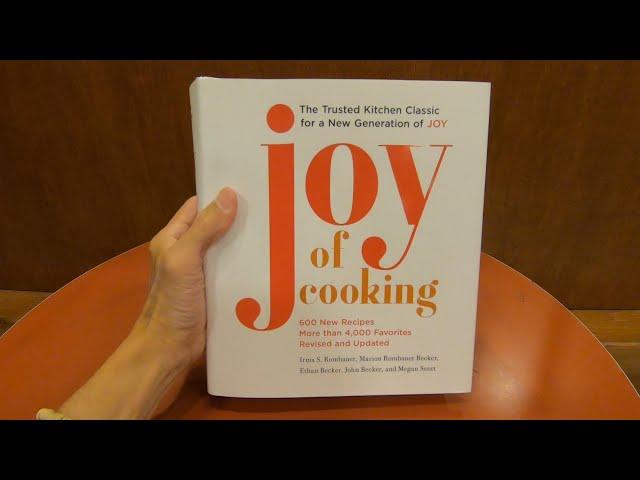 JOY OF COOKING BOOK IRMA ROMBAUER COOKBOOK BOOKS CLOSE UP AND INSIDE LOOK