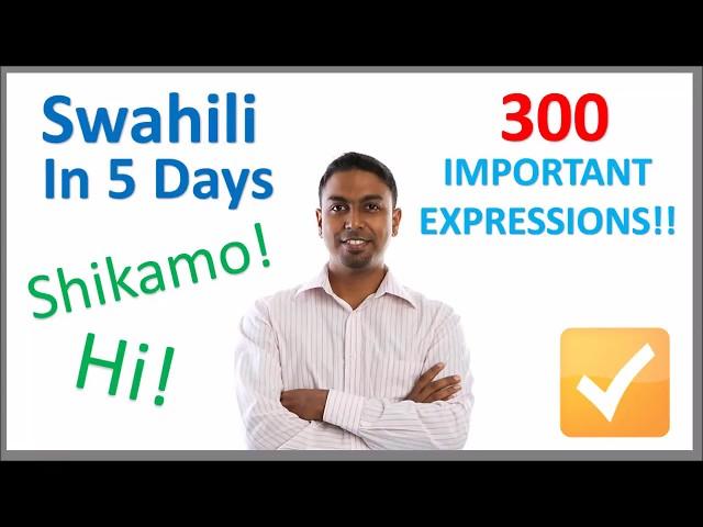 Learn Swahili in 5 Days - Conversation for Beginners