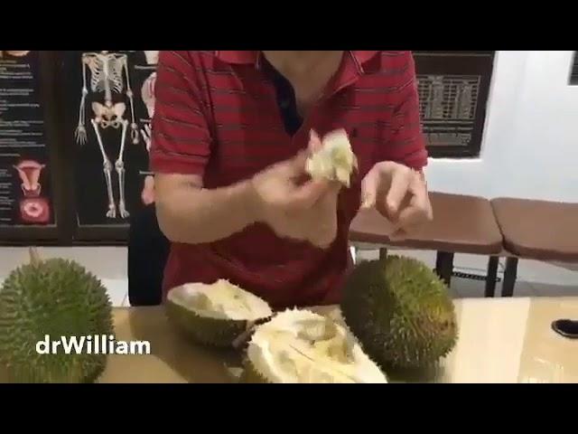 Kolesterol Lewat...  Makan Durian Yang Benar di Pagi Hari menurut dr Wiliam