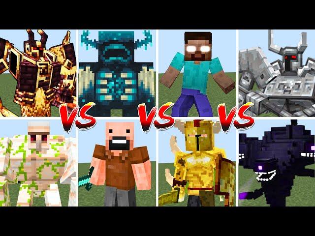 MOST STRONG MOBS TOURNAMENT | Minecraft Mob Battle