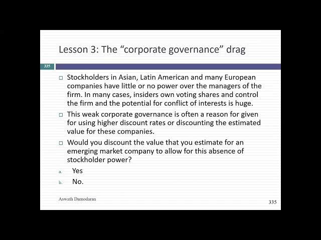 Session 16: Emerging Market and Financial Service Companies