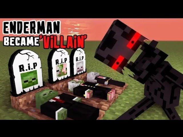 MONSTER SCHOOL:Enderman became villain RIP ZOMBIE, SKELETON,PIGMAN