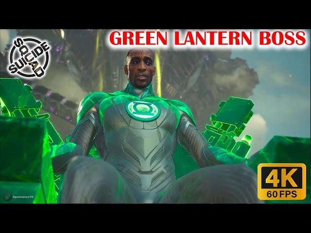 GREEN LANTERN BOSS FIGHT GAMEPLAY - Suicide Squad: Kill the Justice League