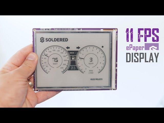 FINALLY! Fast e-Paper Display -INKPLATE 6 Motion