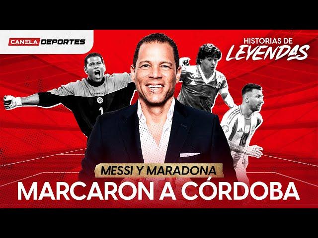 Las anécdotas con MARADONA y MESSI que marcaron a ÓSCAR CÓRDOBA | Historias de Leyendas