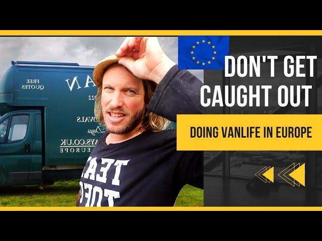 8 Reasons WHY NOT TO DO European Van Life