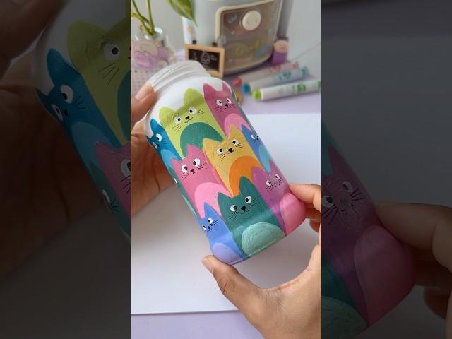 Bottle Painting #shorts #art #painting #drawing #youtubeshorts