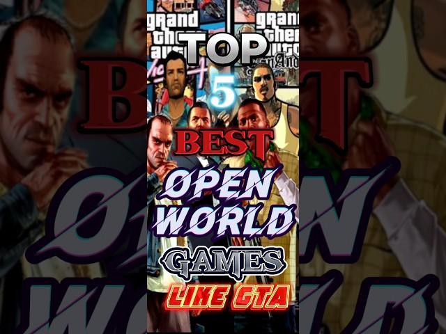 Top 5 best open world Games like gta for Android #shorts