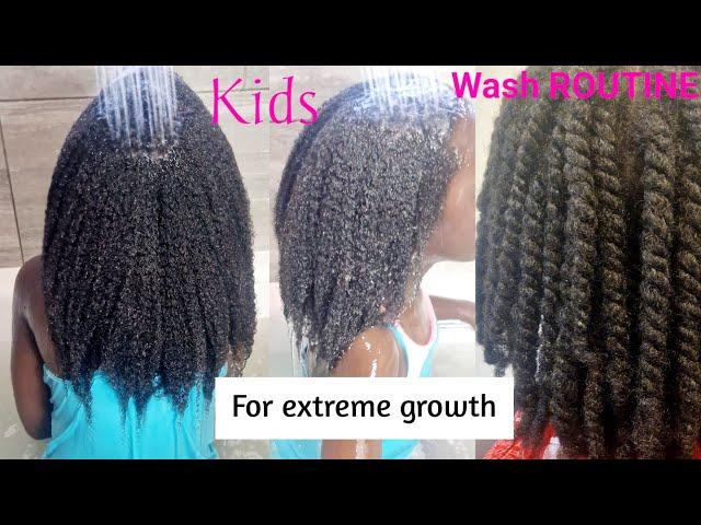 KIDS FULL WASHDAY ROUTINE DETAILED|PROTECTIVE HAIRSTYLES FOR GIRLS NATURAL HAIR|4C HAIR|HAIR GROWTH