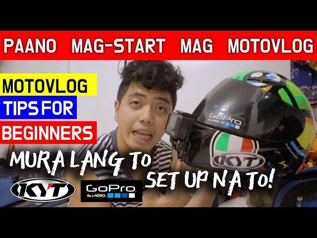 HOW TO START MOTOVLOG? // TIPS FOR BEGINNERS // YAMAHA NMAX - MOTOVLOG