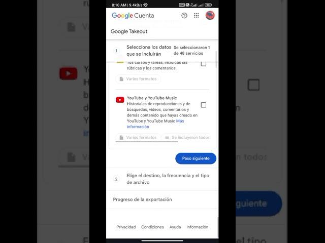 Cómo exportar marcadores Chrome desde Android (favoritos y lista de lectura).