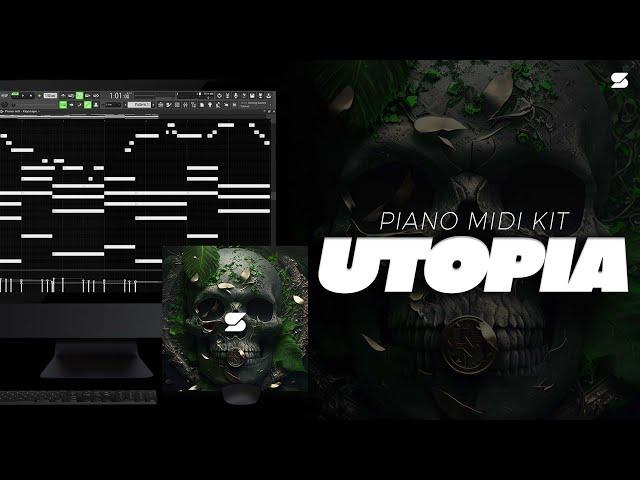 [+25] Best Piano Midi Kit / Dark Trap Sample Pack - UTOPIA [TRAVIS SCOTT, DON TOLIVER, NARDO WICK] 