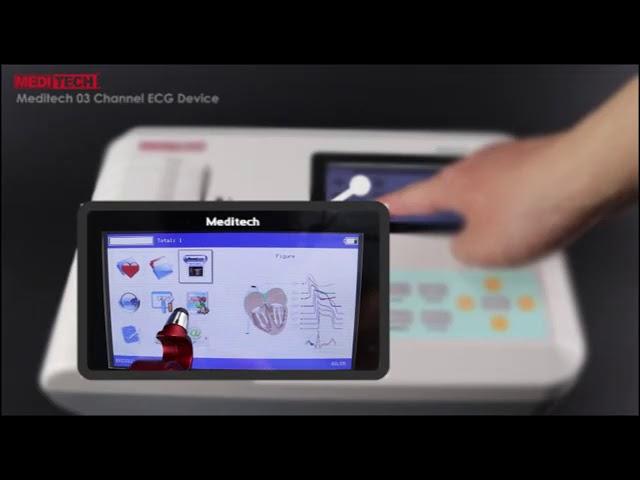 Know more information about Meditech 3 channel ECG machine EKG312T with PC Software