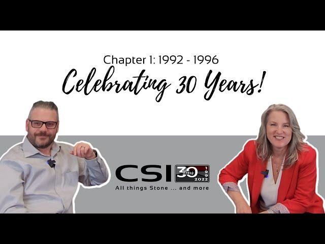 Celebrating 30 Years: Chapter 1 - 1992 to 1996