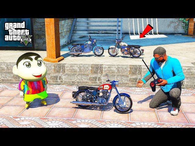 Franklin & shinchan Buy Mini RC Indian Bullet Bike in GTA 5 | JNK GAMER