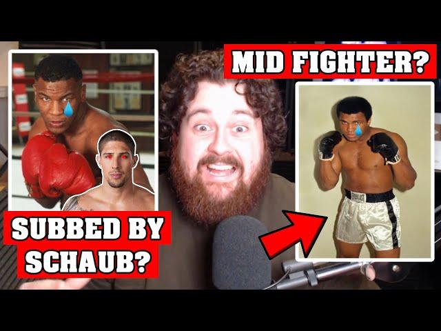 The MMA Guru Explains Why Muhammad Ali & Mike Tyson Are MID FIGHTERS? FOUGHT TOMATO CANS?