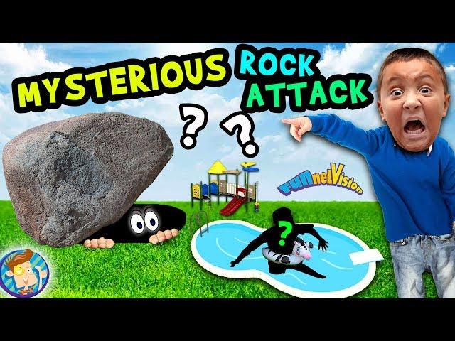 MYSTERIOUS ROCK in BACKYARD!! FUNnel Family Vlog