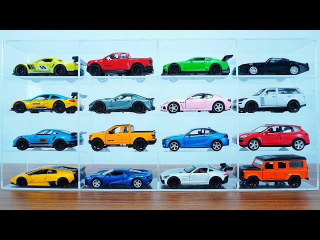 My Diecast Car Collection Welly 1/34 and Welly 1/43 - Unboxing and Review Model Cars From Table