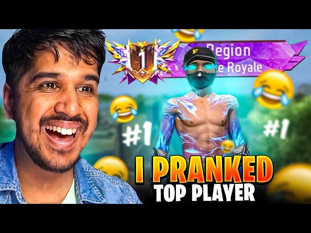 PRANK on INDIA's No.1 Player 