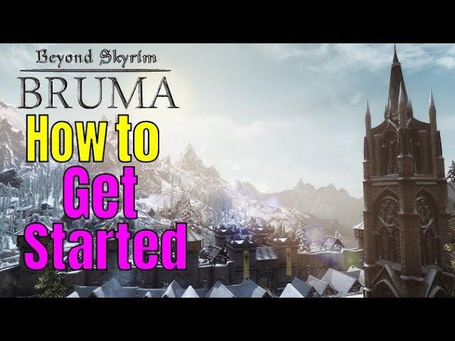 Skyrim Special Edition - How to start BEYOND SKYRIM BRUMA MOD in Skyrim SE! Beyond Skyrim Bruma