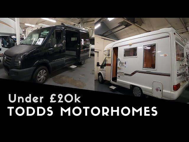 Two Motorhomes Under £20k | Todds Motorhomes