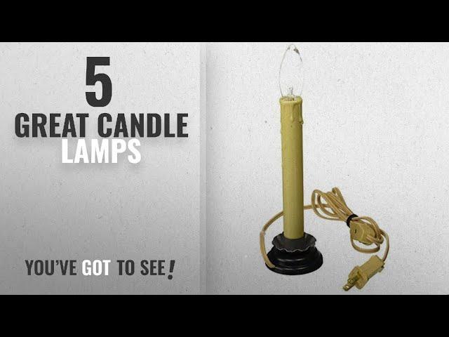 Top 10 Candle Lamps [ Home Decor 2018 ]: Darice 6419 Country Candle Lamp 3-Pack