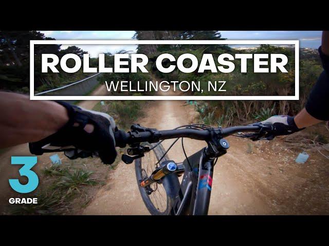 FAST, FLOWY JUMPS - Roller Coaster Mountain Bike Trail (Grade 3) | Polhill, Wellington