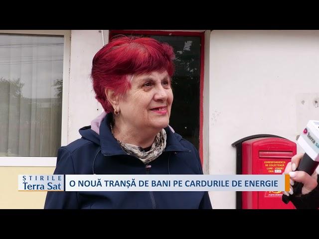 O NOUĂ TRANȘĂ DE BANI PE CARDURILE DE ENERGIE