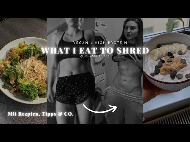 vlog06: WHAT I EAT IN A DAY, um abzunehmen I vegan und high protein I Lena Schreiber