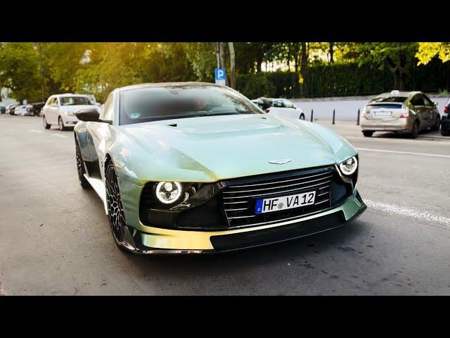 $2MLN Aston Martin VALOUR in Warsaw (COLD START, V12 SOUND)