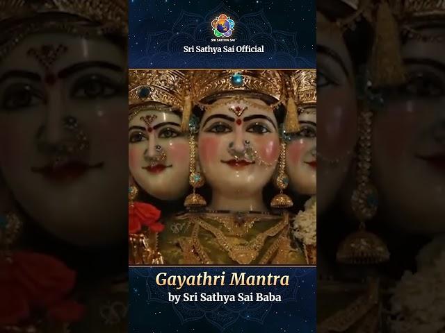 Gayathri Mantra by Bhagawan Sri Sathya Sai Baba | Gayatri Mata Darshan, Prasanthi Nilayam