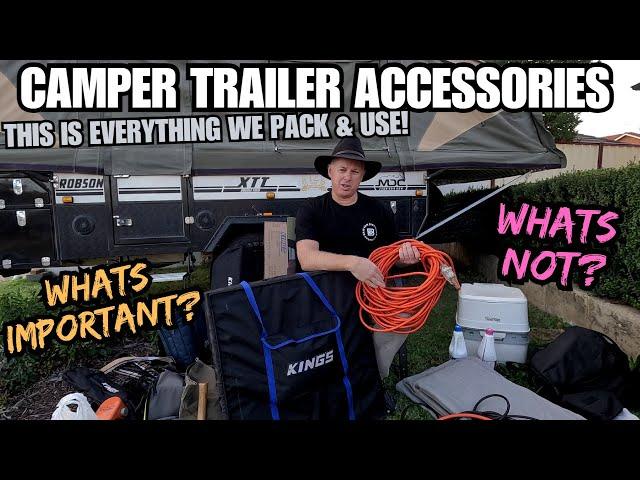 WHAT CAMPER TRAILER ACCESSORIES DO YOU NEED?