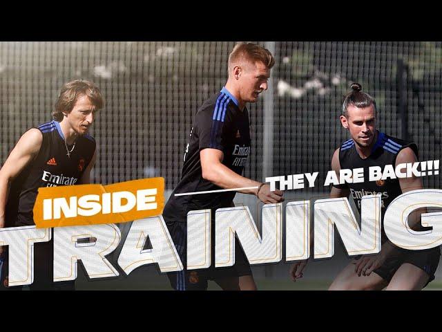 KROOS, MODRIC, BALE & VARANE, BACK to TRAINING with Real Madrid!